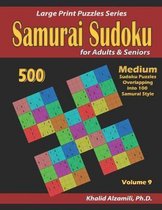 Large Print Puzzles- Samurai Sudoku for adults & Seniors