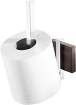 Tiger Zenna - Porte-rouleaux papier toilette de réserve - Chrome / Wengé