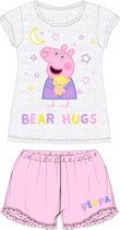 Peppa Pig pyjama - grijs - roos - Maat 98 / 3 jaar