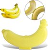 foto van 2 x Bananen bewaardoos - Bananenhouder - Bananen beschermer - Bananendoos kinderen -Bananen box
