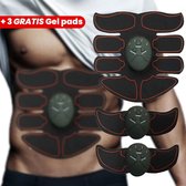 EMS trainer - Buikspiertrainer - Afslankband buik - Ab trainer - EMS - Spierstimulator - Vervangt trilplaat - 3 gratis gelpad sets