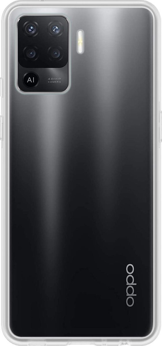 Hoes - Geschikt voor OPPO A94 - Sterk & Shockproof - Hoesje Cover - Siliconen Case - Transparant