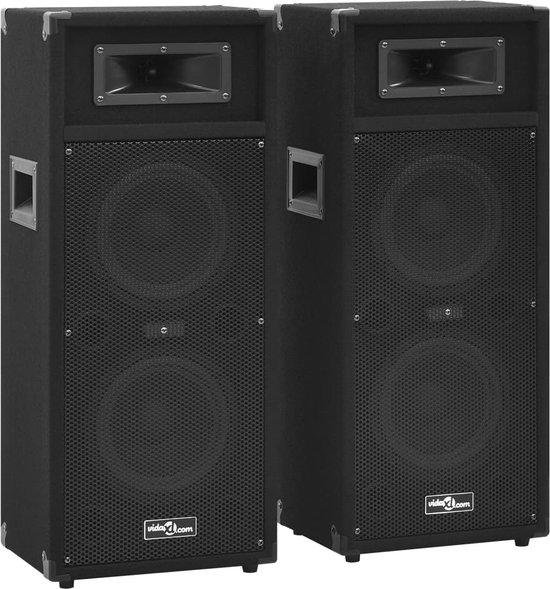 vidaXL - Hifi-podiumluidsprekers - 2 - st - passief - professioneel - 1000 - W - zwart — afbeelding 5
