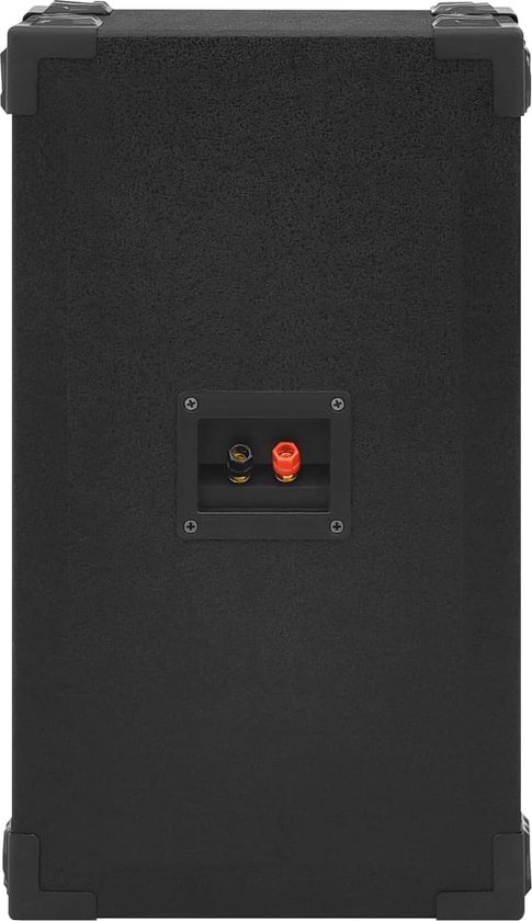 vidaXL Enceintes de scène Hi-Fi 2 pcs Passive Professional 800 W Noir