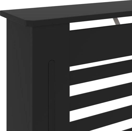 vidaXL Radiatorombouw 78 cm MDF zwart