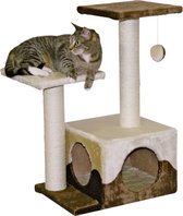 Krabpaal Saphir "Beige" (70*44*33cm) - krabpaal voor katten - kattenhuisje