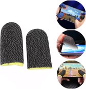 Case4You Glove Gaming | 4x pièces - Manchon de doigt - Gloves de Gaming - Fortnite de jeu - Poignées de pouce - Pubg - Fortnite | Gris
