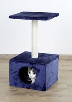 Krabpaal Amethyst "Blauw" (57*31*31cm) - krabpaal voor katten - kattenhuisje