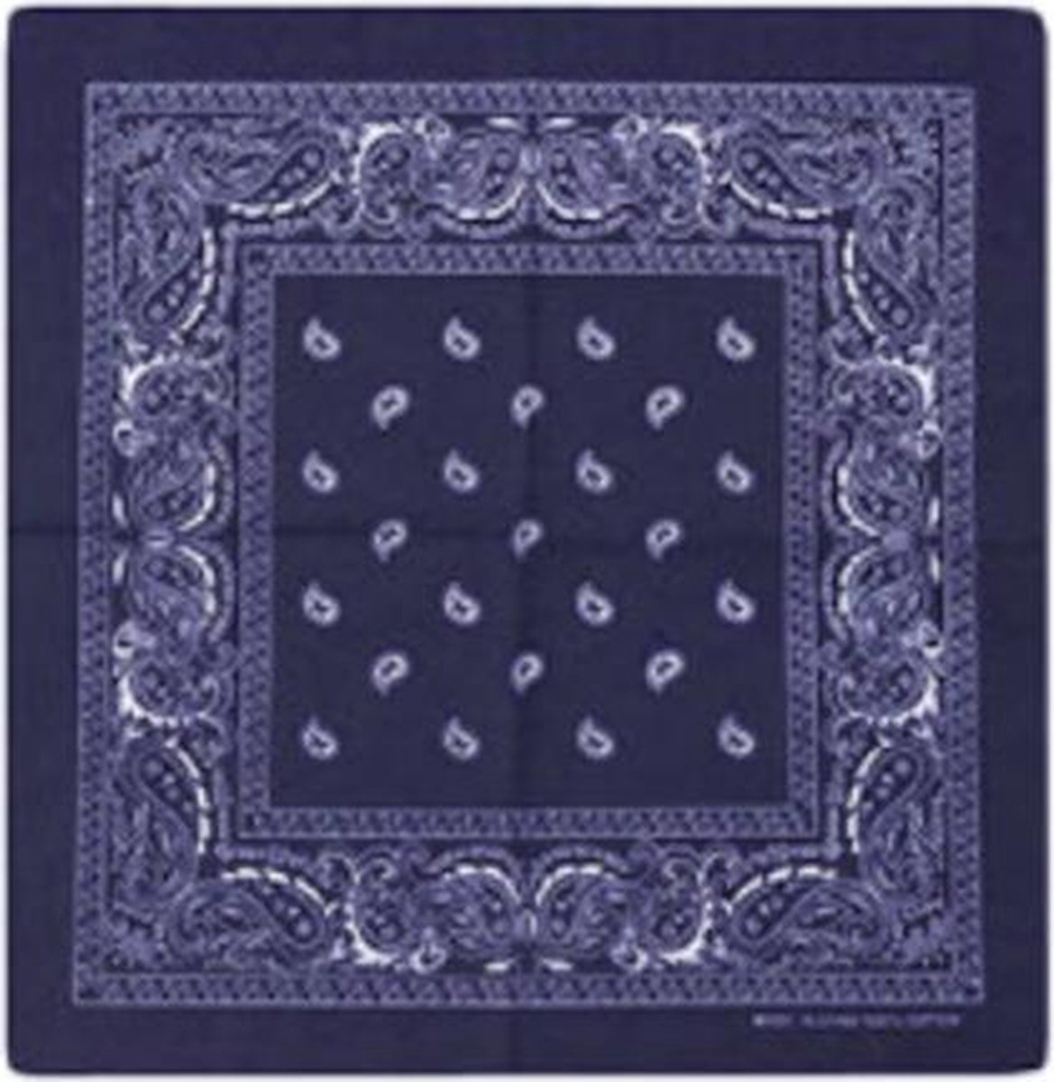 Haarbanden - Bandana - Hoofddoek - Mondbescerming - Zakdoek - Paisley - Donkerblauw - Kinderen - Dames