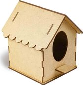 3D puzzel | Houten 3D puzzel | houten Puzzel | vogel Huisje