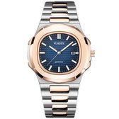 Horloge Heren Man Rvs Waterdicht Datum Nachtverlichting (Maritime Legend II)