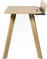 Temahome - Bureau - Eik fineer - Mat zwart - Technologie voorzieningen