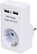 Stopcontact met 2 x usb oplader