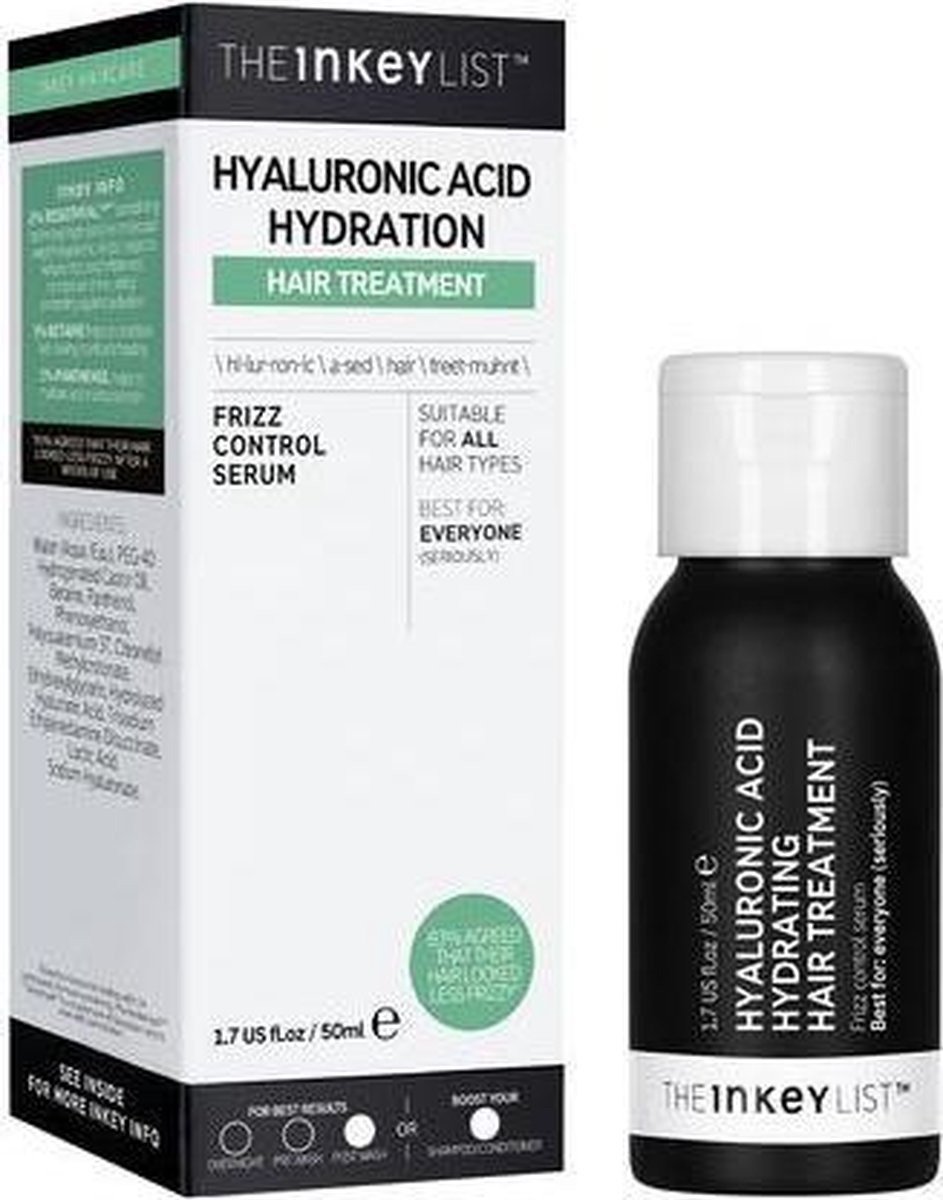 The Inkey List Hyaluronic Acid Hydrating Hair Treatment - haarserum - gezond haar - 50ml