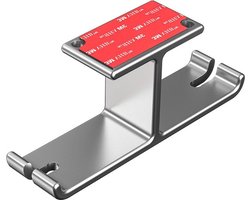 Dubbele Aluminium Universele Koptelefoonhouder - Gaming Headset Hanger - Kabelmanagement - Zilver