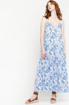 LOLALIZA Maxi-jurk met bloemenprint - Ecru - Maat 38