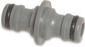 Hydro-Fit 2-weg slangkoppeling PVC-U mannelijk klik grijs