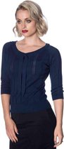 Dancing Days Longsleeve top -L- BELLE BOW PIONTELLE Blauw