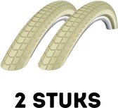 Fietsband - Buitenband - Set van 2 - breaker 28 x 2.00 inch (50-622) creme