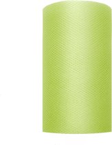 Lime Groene Tule Rol 8cm 20m