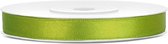 Satijn Lint Lime Groen 6mm 25m