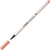STABILO Pen 68 Brush - Premium Brush Viltstift - Met Flexibele Penseelpunt - Abrikoos - per stuk