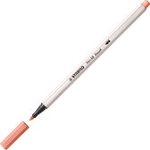 STABILO Pen 68 Brush - Premium Brush Viltstift - Met Flexibele Penseelpunt - Abrikoos - per stuk