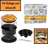 TWT Commerce - 10-delige  Airfryer Accesoires set XL - ø20cm