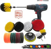 Donkersstuff - Borstelboor - Set 20 Stuks - Schrobborstel - Polypropyleen - borstel boormachine - schrobborstel - schuurborstel - automatische reiniging - 3 delige borstelset voor boormachine Donkersstuff - Borstelboor - Set 20 Stuks - Schrobborstel - Polypropyleen - borstel boormachine - schrobborstel - schuurborstel - automatische reiniging - 3 delige borstelset voor boormachine