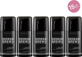 15X Redken Brews Work Hard Molding Paste 150ml