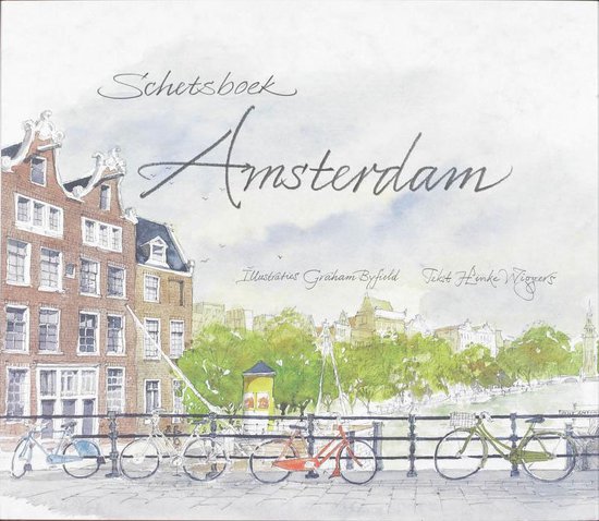 Cover van het boek 'Schetsboek Amsterdam / Ned ed' van G. Byfield en Hinke Wiggers