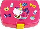Boîte à lunch Hello Kitty - 16 x 11 x 5 cm - Rose