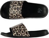 Dames Badslippers | Poolsliders Leopard