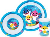 Baby Shark Ontbijtsetje - 3 delig - Multi