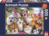 Katten Selfie, 500 stukjes Puzzel