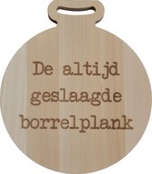 Borrelplank Hout Duurzaam - Snijplank  - Persoonlijk Cadeau - Duurzaam Cadeau Voor Hem/Haar - Beukenhout