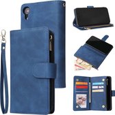 Apple iPhone XR Bookcase - Blauw - Portemonnee hoesje