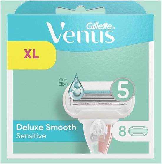 Gillette Venus Deluxe Smooth Sensitive scheermesjes voor vrouwen