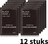 Masque anti-points noirs - Élimination facile des points noirs - 12 pièces - Masque facial Pilaten Blackhead