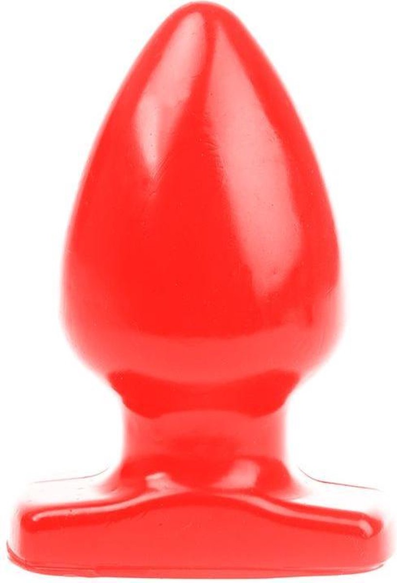 I Love Butt - Bolvormige Buttplug - Rood M