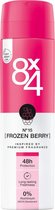 8x4 women Deo Spray Deodorant No.15 Frozen Berry, 150 ml
