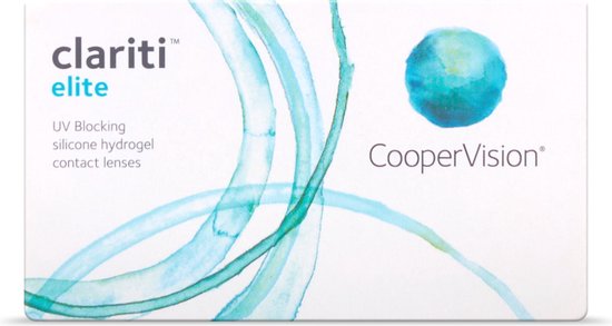 -0.75 - clariti® elite - 6 pack - Maandlenzen - BC 8.60 - Contactlenzen