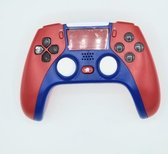 draadloze controller - 2 vibratiemotoren geschikt voor Playstation 4 - rood / blauw