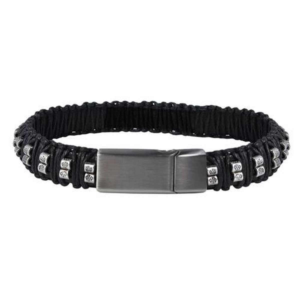 As armband Black silver - 23cm