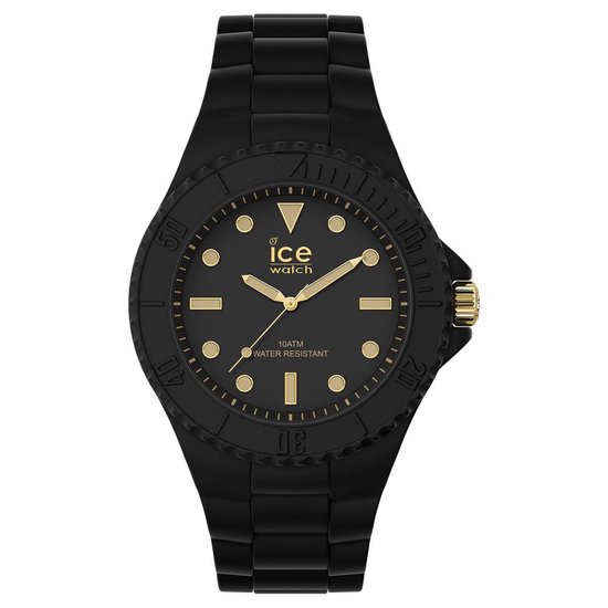 Ice Watch ICE generation - Black gold 019156 Horloge - Siliconen - Zwart - Ã˜ 40 mm