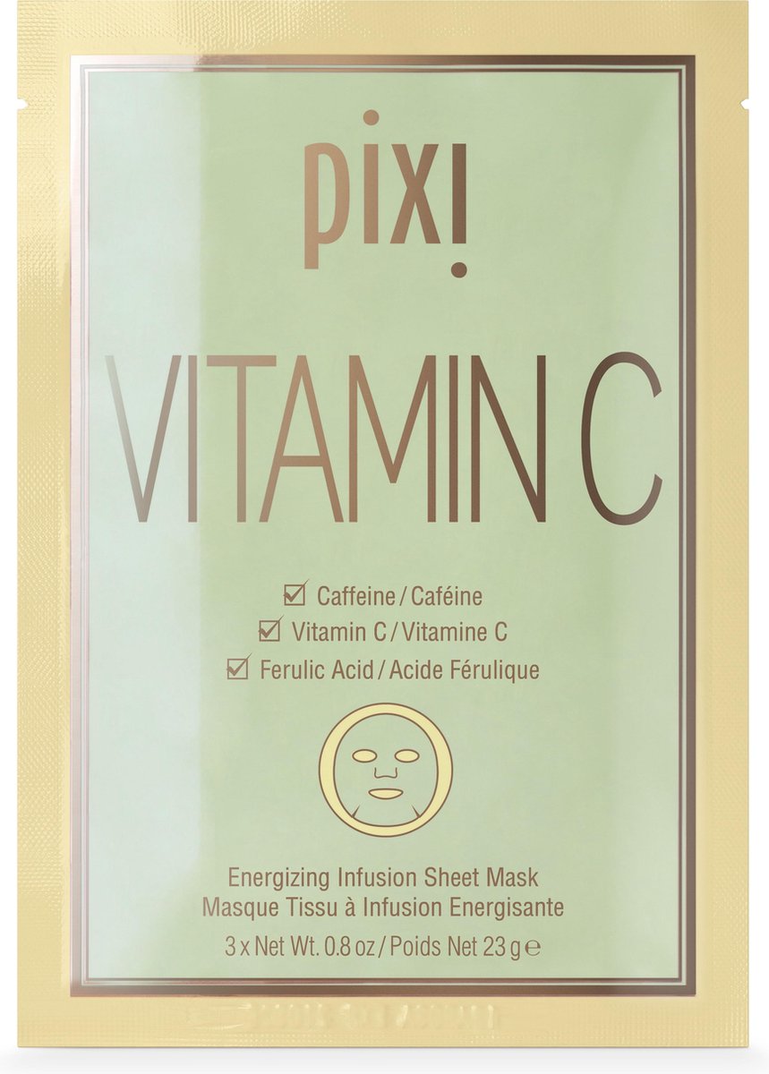 Pixi - Vitamin C Energizing Infusion - 3 Sheet Mask