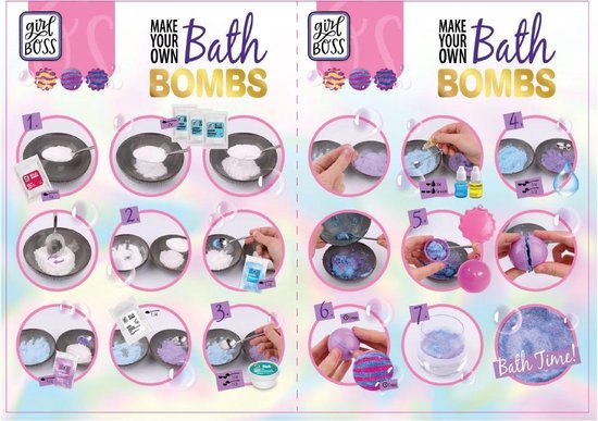 Maak je eigen bruisballen | Bath Bombs | Experimenteerset - Planeet bruisballen - Grafix - Grafix