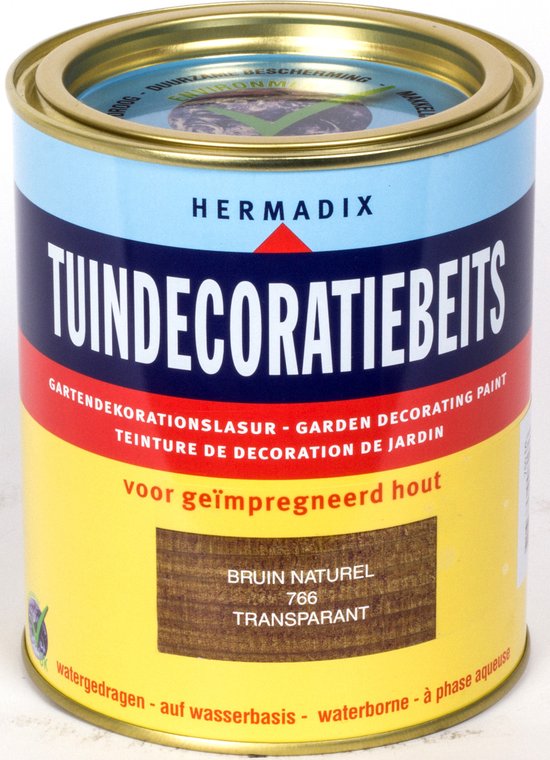 Hermadix Tuindecoratiebeits 766 Bruin Naturel - 0.75 l