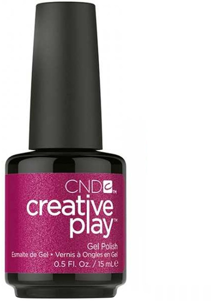CND - Creative Play Gel Polish - #496 Cherry Glo Round - 15 ml