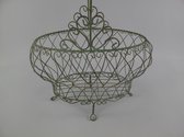 mand - Mandenset ijzer roestkleur -  - 59 cm hoog